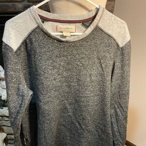 Tommy Bahama Charcoal and Light Gray Crewneck Sweater